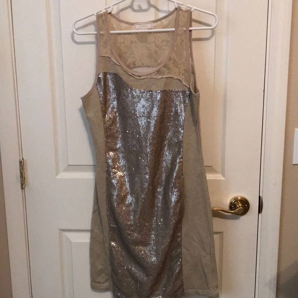 Cream/ beige dress